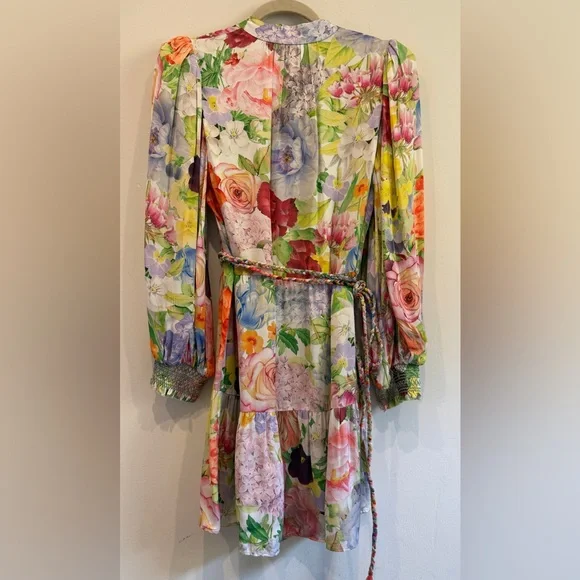 Alice + Olivia Antonette Floral Mini Dress, Size 4 - Picture 6 of 13